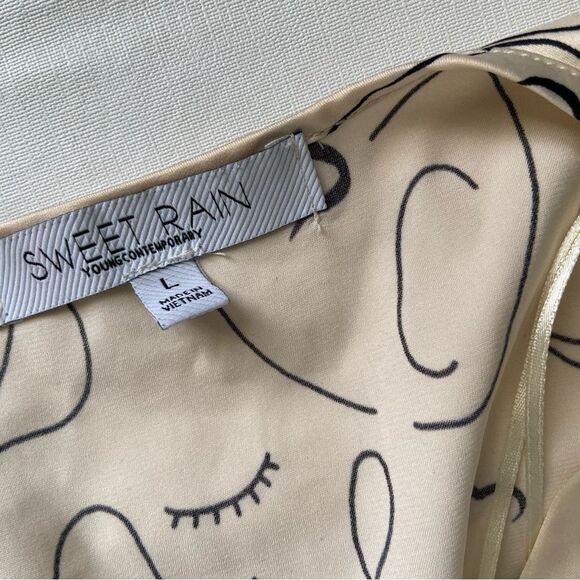 SWEET RAIN blouse size L - Picture 3 of 4